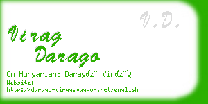 virag darago business card